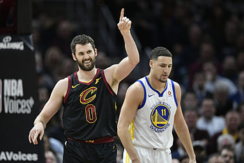 Klay Thompson, Kevin Love HD wallpaper