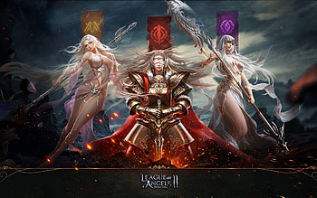 Angels, fantasy, loa, game, luminos, angel, girl HD wallpaper