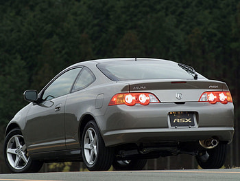 Auto, Trees, Acura, Cars, Grey, Back View, Rear View, Style, Rsx, Akura, 2002 HD wallpaper