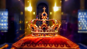 Crown Monaco, crown, principality, red, , Monaco HD wallpaper