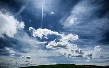 Nature, Sky, Clouds, Shine, Light, Day, Air, Lungs HD wallpaper