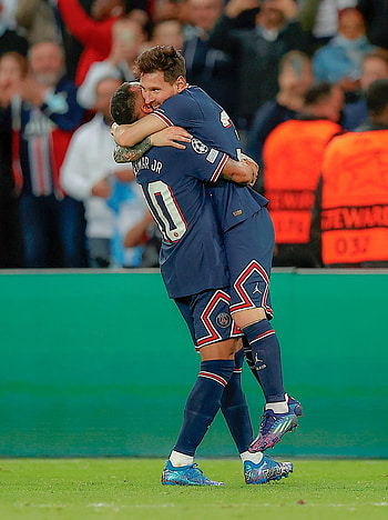 Messi y Neymar, football, Psg HD phone wallpaper