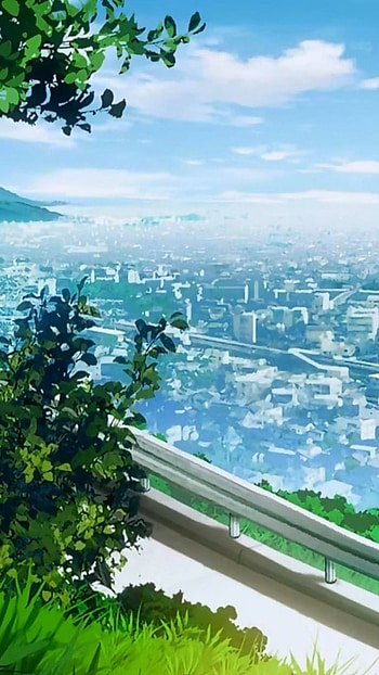 Anime Scenery, Anime City HD phone wallpaper