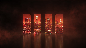 City Windows, Firefox theme, buildings, city, window, lights, skyscraper HD wallpaper