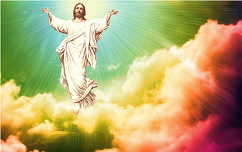 Glory to GOD, god, risen, heaven, jesus, christ HD wallpaper