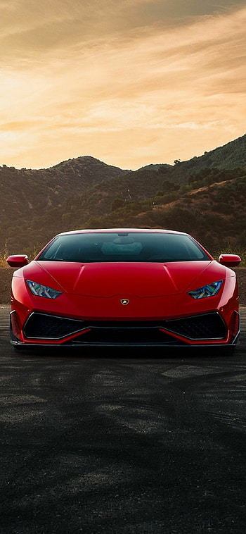 Red Lamborghini , Stylish backgrounds, Smart customization, Eye-catching screens HD phone wallpaper