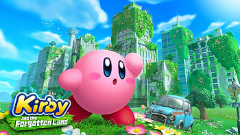 Kirby and the Forgotten Land, Vibrant landscapes, Whimsical adventures, Nintendo magic HD wallpaper
