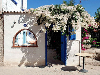 alacati house,turkey, holiday, alacati, turkey, house HD wallpaper
