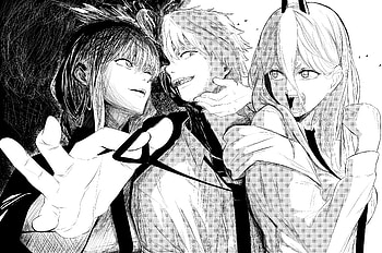 Makima (Chainsaw Man), Denji (Chainsaw Man), Power (Chainsaw Man), Anime, Chainsaw Man HD wallpaper