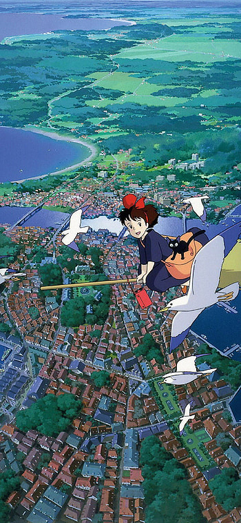 X . studio ghibli art, Studio Ghibli Christmas HD phone wallpaper