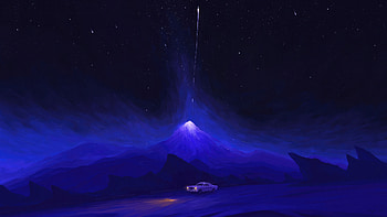 Cold Night Drive , artist, artwork, digital-art, deviantart HD wallpaper