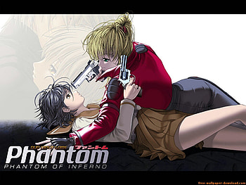 guns and girls, video games, girls, anime, reguiem of the phantom HD wallpaper