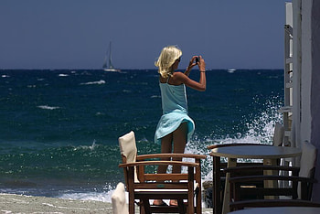 graphy, oceans, others, , people, female HD wallpaper