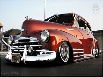 Chevy, red HD wallpaper