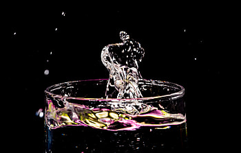 Background, Dark, Spray, Splash, Glass HD wallpaper