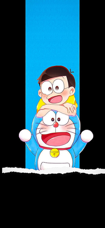 Nobita & Doremon, art, cartoon HD phone wallpaper