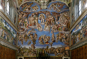 Sistine chapel, Michelangelo HD wallpaper