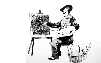 Street Artist, art, graffiti, artist, street, banksy HD wallpaper
