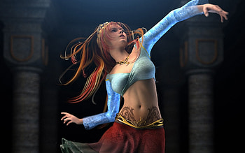 Fantasy Girls Dancing, fantasy-girls, dancing HD wallpaper