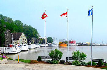 Village Harbor, boats, marina, water, harbor, lake HD wallpaper