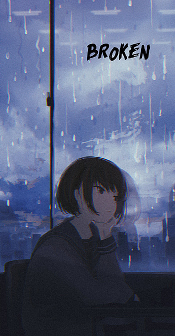 Sad, sad, anime HD phone wallpaper