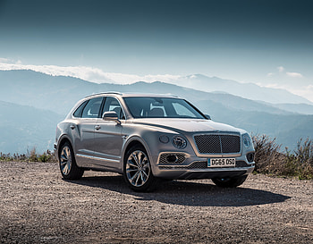 Silver car, compact, outdoor, suv, Bentley Bentayga HD wallpaper