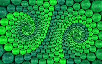 Bright, 3D, Spiral, Balls, Multitude, Lots Of HD wallpaper