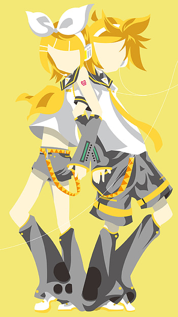 Rin Kagamine, Anime, Vocaloid HD phone wallpaper