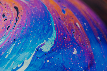 Close up, paint, liquid, fluid, art HD wallpaper