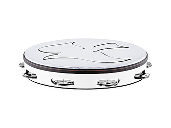 Meinl 10-inch tambourine, Rhythmic percussions, High-quality instrument, Musical versatility HD wallpaper