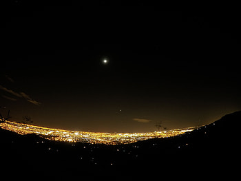 Cities, Sky, Night, City, Building HD wallpaper