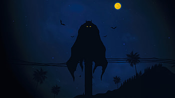Batman Dark Minimalism , batman, superheroes, minimalism, minimalist, dark, black, behance HD wallpaper