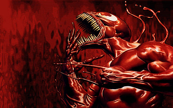 CARNAGE INRAGED, MARVEL, CARNAGE, RAGE, RED HD wallpaper
