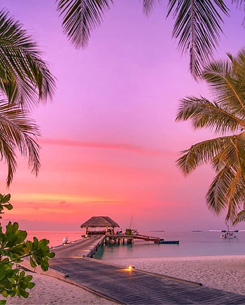Maldives, cloud, sky HD phone wallpaper