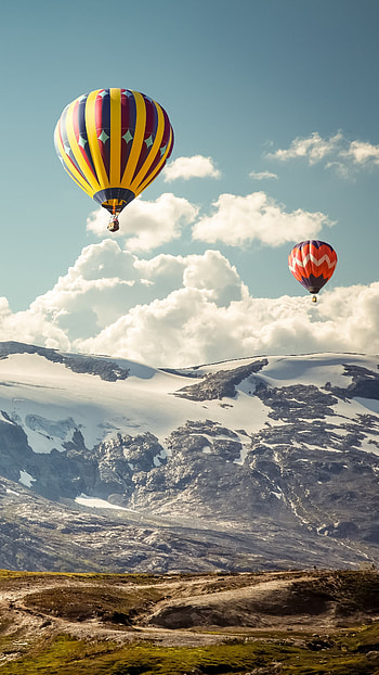 Hot Air Balloon, Nature, XS Max HD phone wallpaper