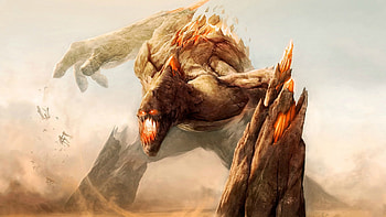Golem, Rock monster, Fantasy , Fantasy creature HD wallpaper