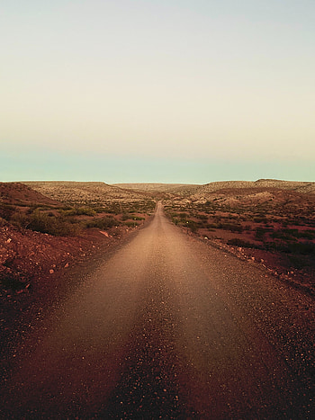 Landscape, Nature, Desert, Road, Hills HD phone wallpaper