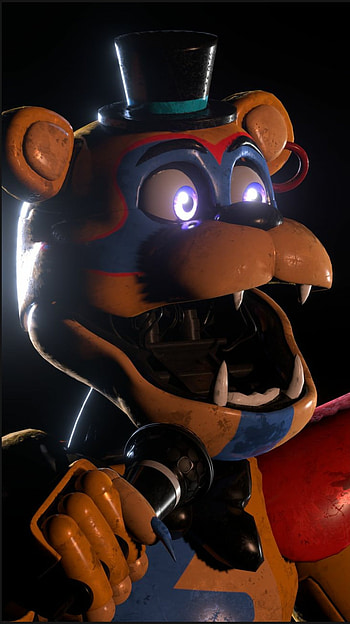 Glamrock Freddy, fnaf9, securitybreach, glamrock, fivenightsatfreddys, fivenightsatfreddy, glamrockfreddy, fnaf HD phone wallpaper
