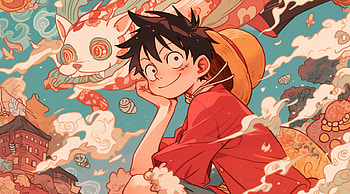 Luffy - One Piece, One Piece, Monkey D. Luffy, AI Art, Anime HD wallpaper