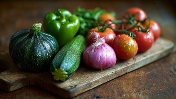 Fresh Vegetables Ultra – Vibrant and Healthy Food Display, food, vegetable, tomato, onion HD wallpaper