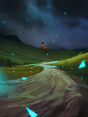 Magic, Art, Road, Flight, Human, Person HD phone wallpaper