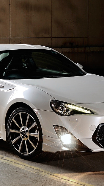 toyota, trd, gt, coupe, 86, front view HD phone wallpaper