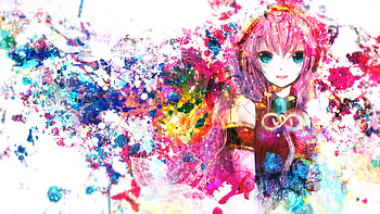 Megurine Luka, awesome, uniform, nice, aqua eyes, white, girl, headset, singer, aqua, pink hair, anime girl, anime, pretty, megurine, virtual, blue, luka, black, song, heads, cute, vocaloid, beauty, music, vocaloids, program, beautiful, diva, pink, red, cool, idol, micro HD wallpaper
