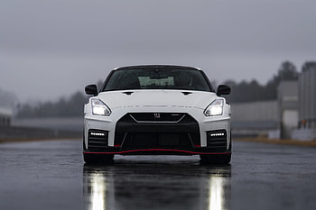 White Nissan GT-R, sports car HD wallpaper