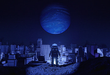 Feeling Like An Alien , astronaut, artist, artwork, digital-art, deviantart HD wallpaper