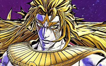 Dio Brando, abstract art, JoJos Bizarre, manga, Dio Burando, JoJos Bizarre characters, vector art, antagonist, Dio Brando JoJos Bizarre HD wallpaper