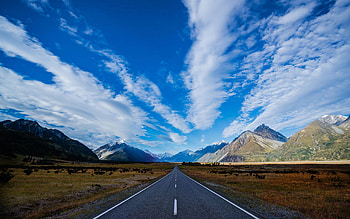 Nature, Sky, Road, Markup, Path, Way HD wallpaper