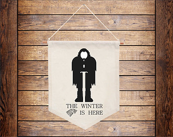 Game Of Thrones The Winter Is Here, game-of-thrones, tv-shows, minimalism HD wallpaper