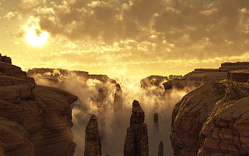 Over the hills, the hills, over HD wallpaper