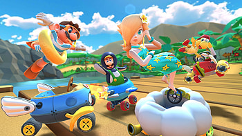 Mario Kart, Rosalina's gratitude, Marine tour memories, Nintendo magic HD wallpaper